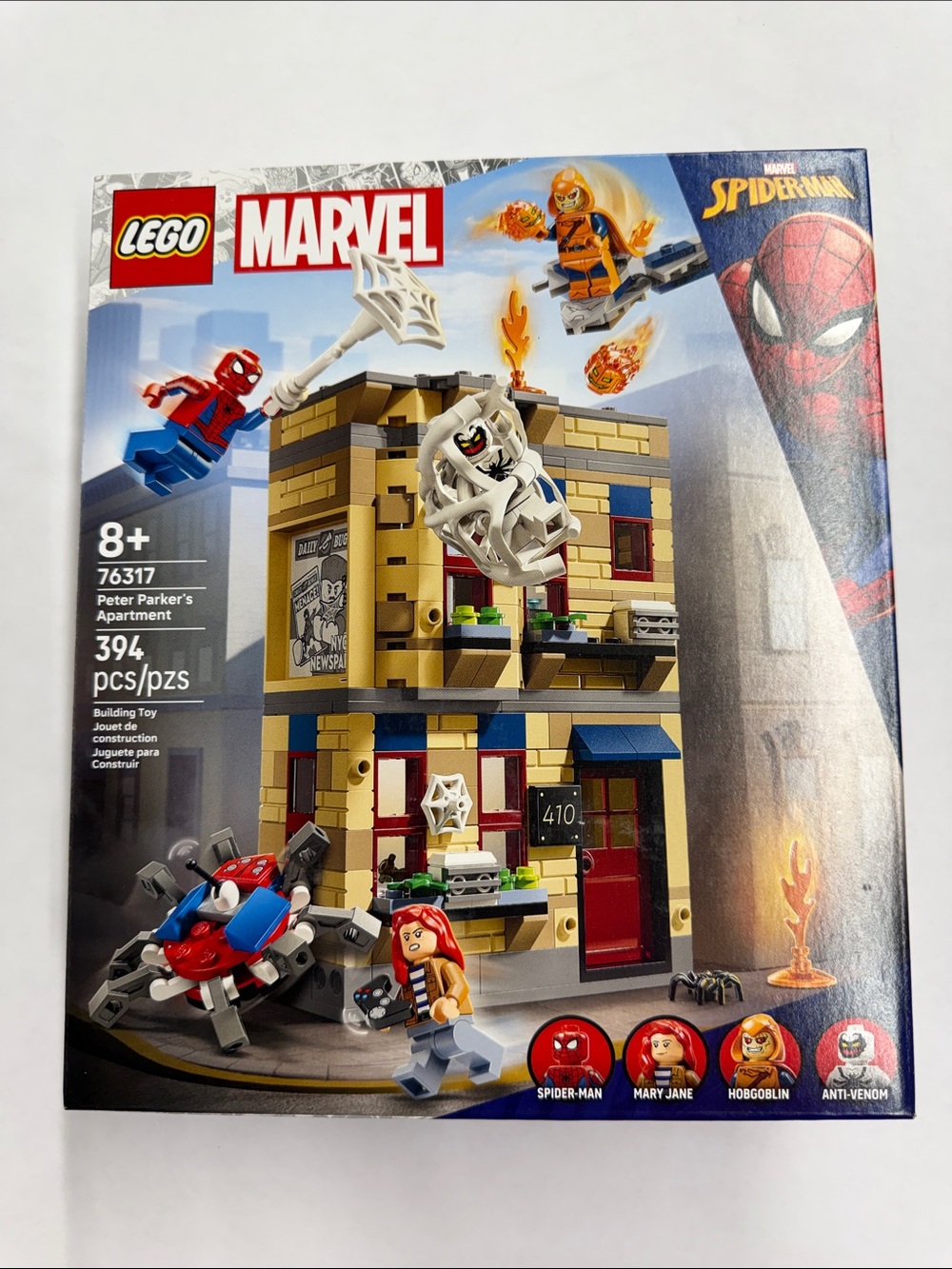 LEGO Marvel Spider-Man Peter Parker's Apartment Building NEW